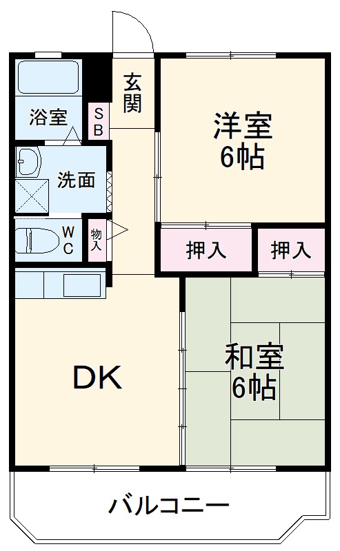 三の丸ロイヤルコーポの間取り