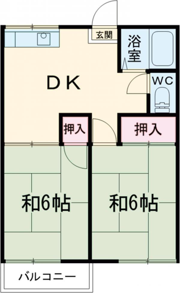 ファミーユ高倉の間取り