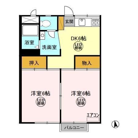 ダイハイツ85の間取り