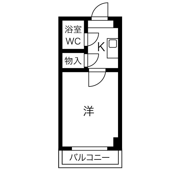 レジデンスカープ水戸の間取り