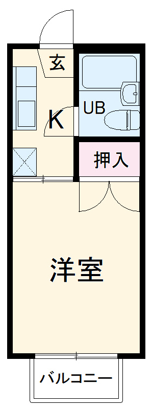 サマックス Bの間取り