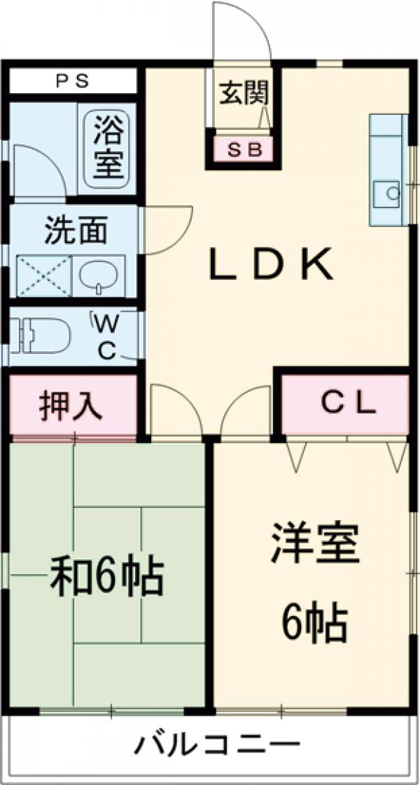 ジーズ プレイスの間取り