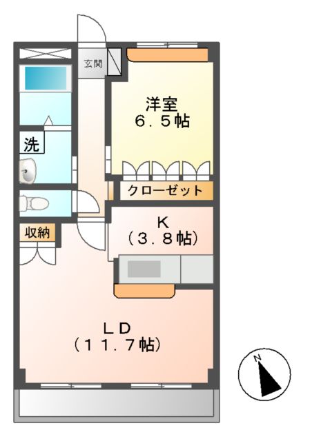 イースト ステージの間取り