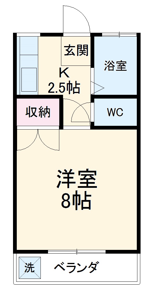 伊藤コーポ Aの間取り