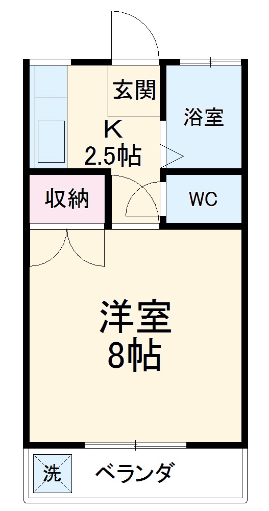 伊藤コーポ Aの間取り
