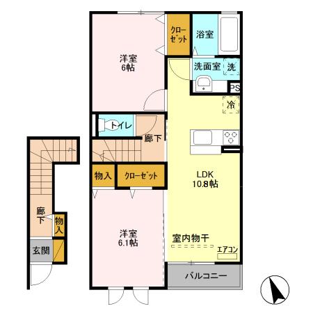 ドッググレイスコートの間取り