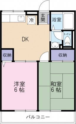 パレスエンドウAの間取り