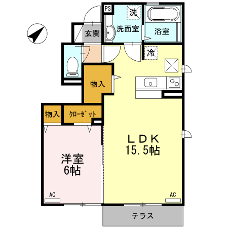 ＣＡＳＡ　ｄｅ　Ｋｏｕの間取り