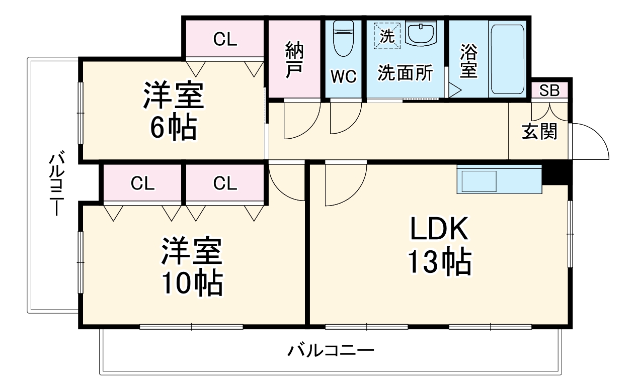 シャトレ御棚の間取り