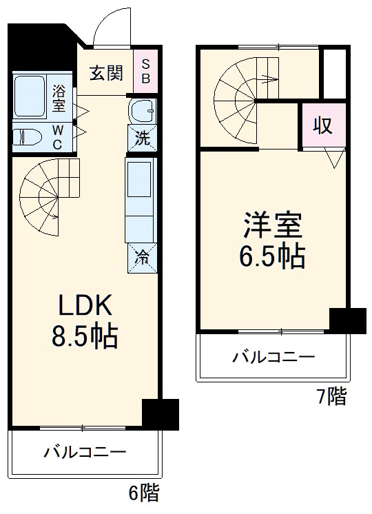 ナビシティ上社の間取り