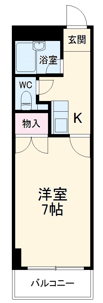 服部マンションの間取り