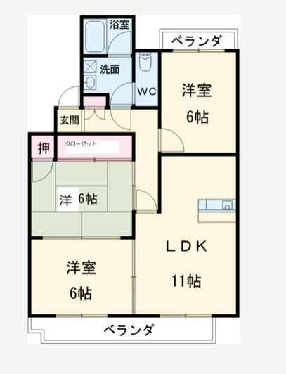 ヒルズ高峯の間取り