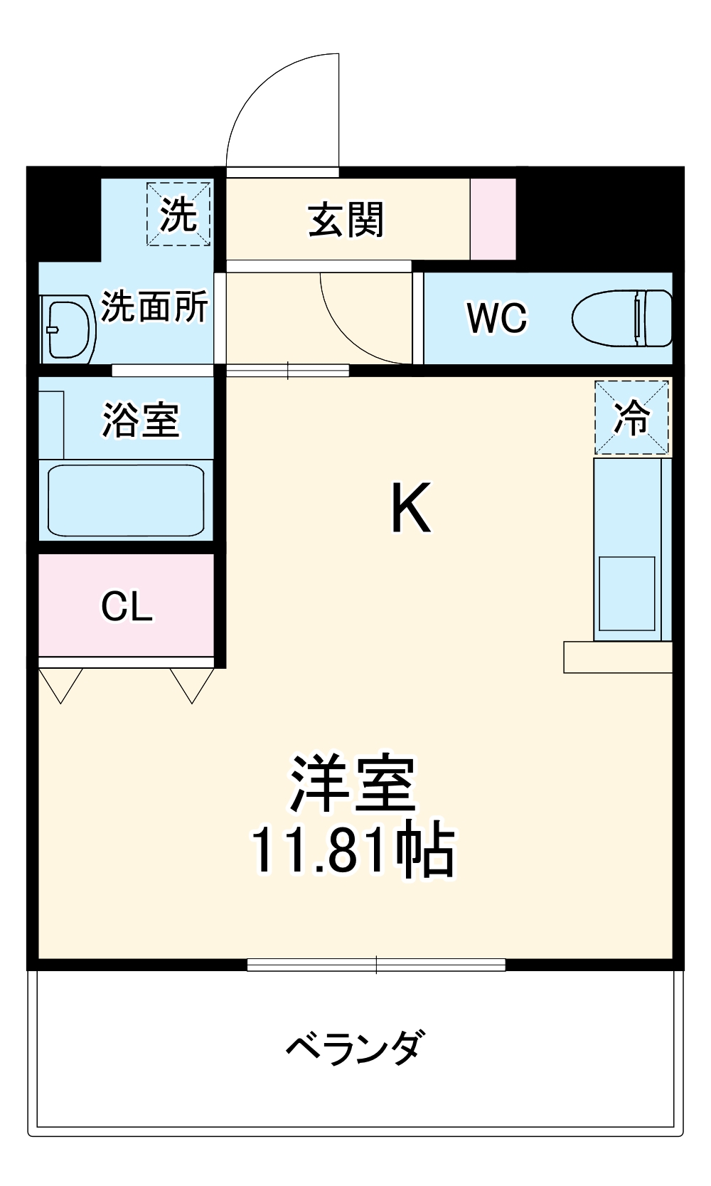 Avanti YASHIRODAIの間取り