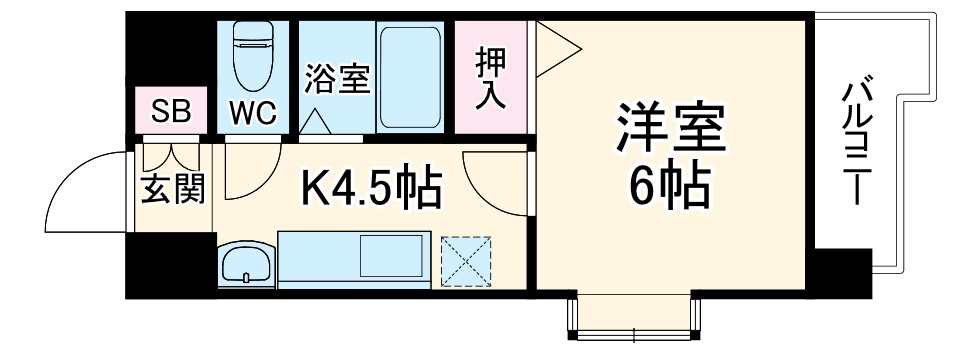 ハイツサンシャインⅡの間取り
