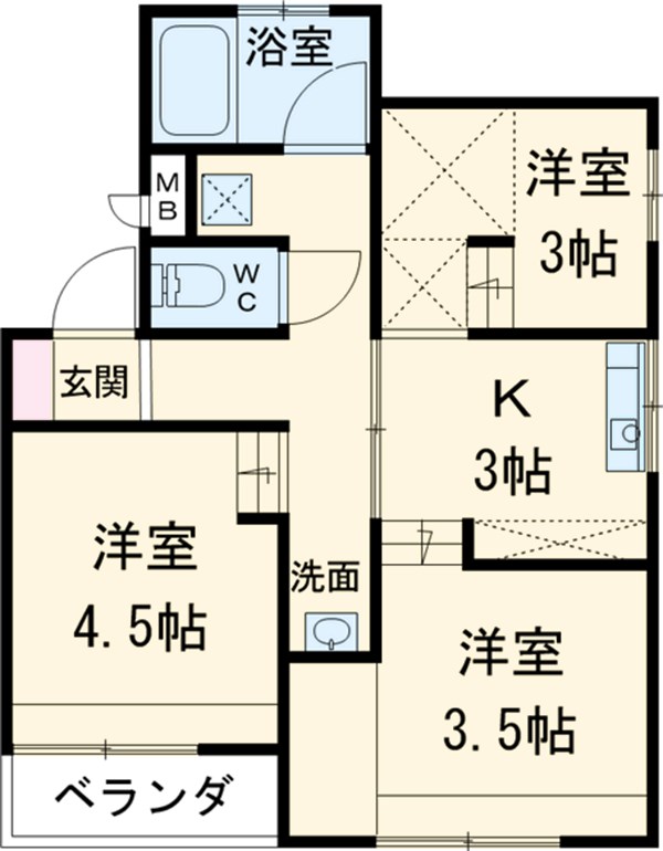 Chou Chou一社の間取り