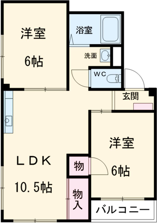 Chou Chou一社の間取り