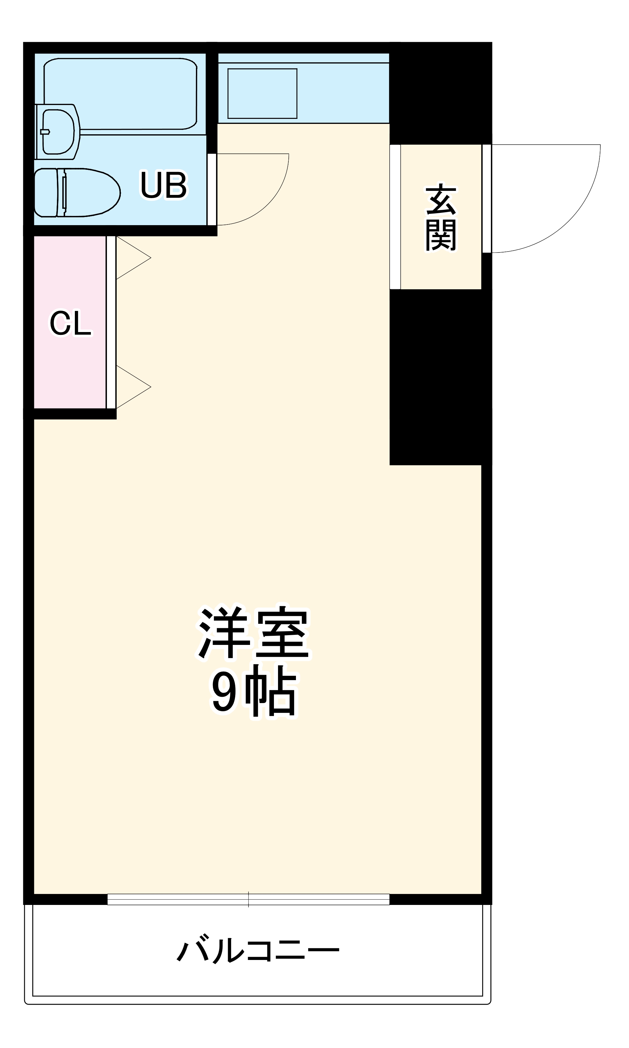 リバーサイド牧の原の間取り
