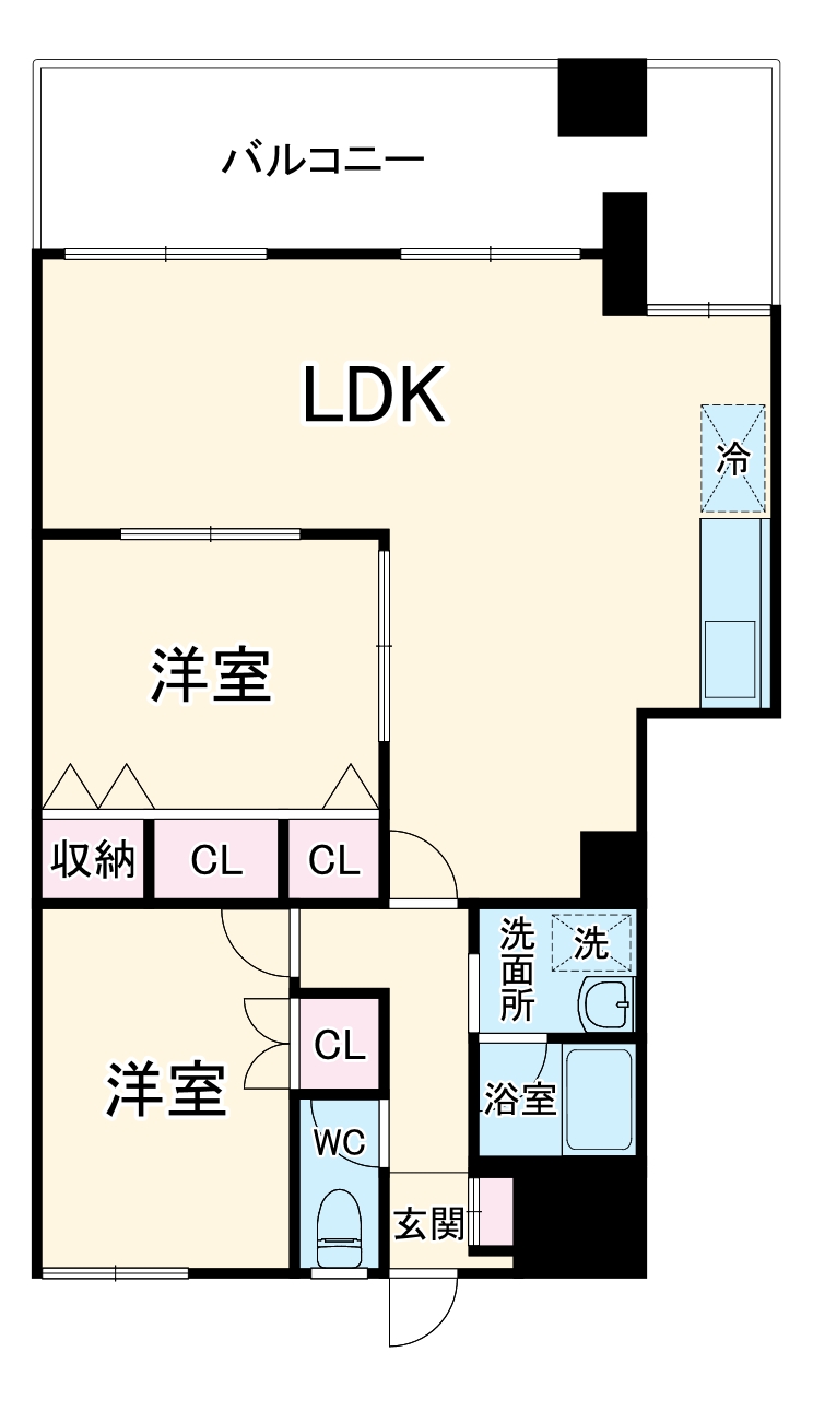 ユウチマンションの間取り