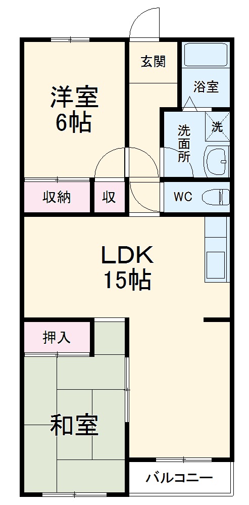 グリーンライフ東山の間取り