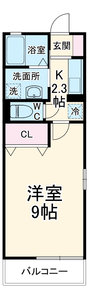 ラポール春岡の間取り
