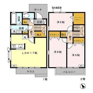 イーストサイドコテージの間取り