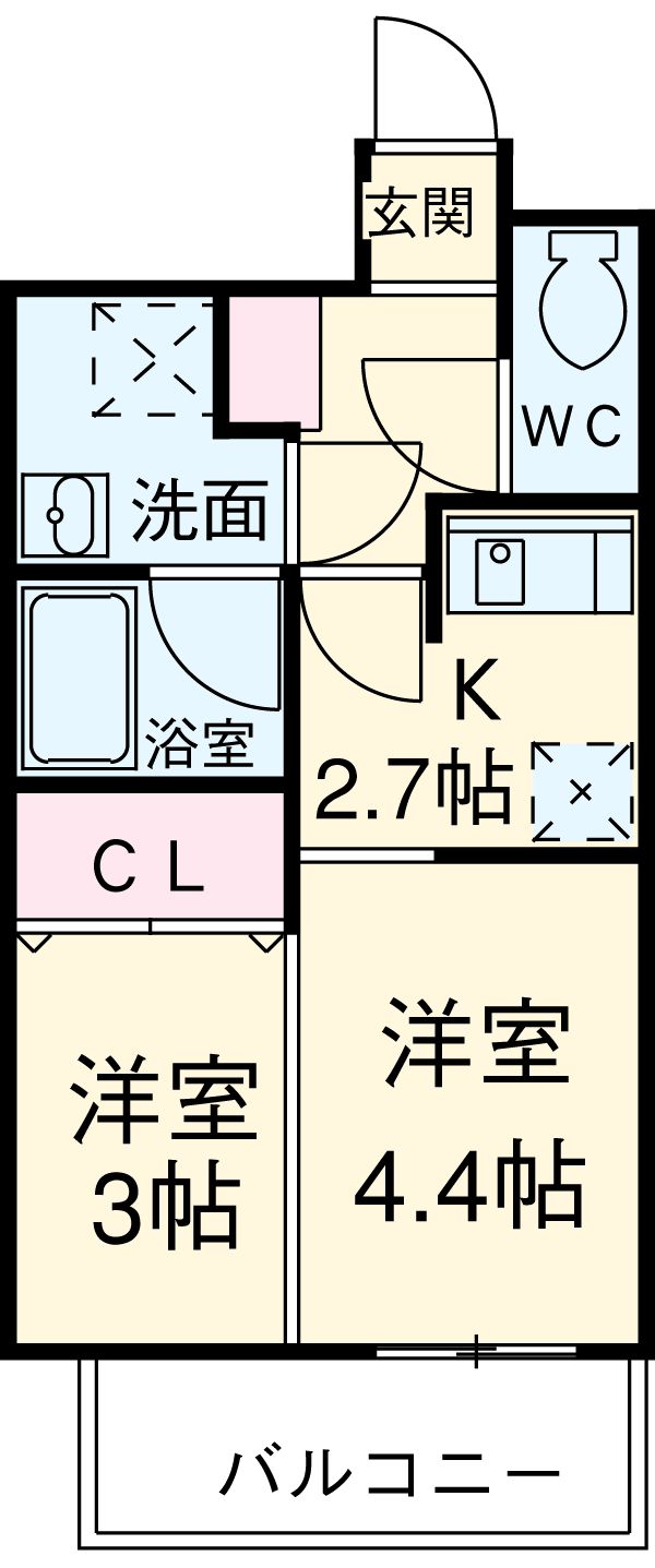 カレント茶屋が坂の間取り