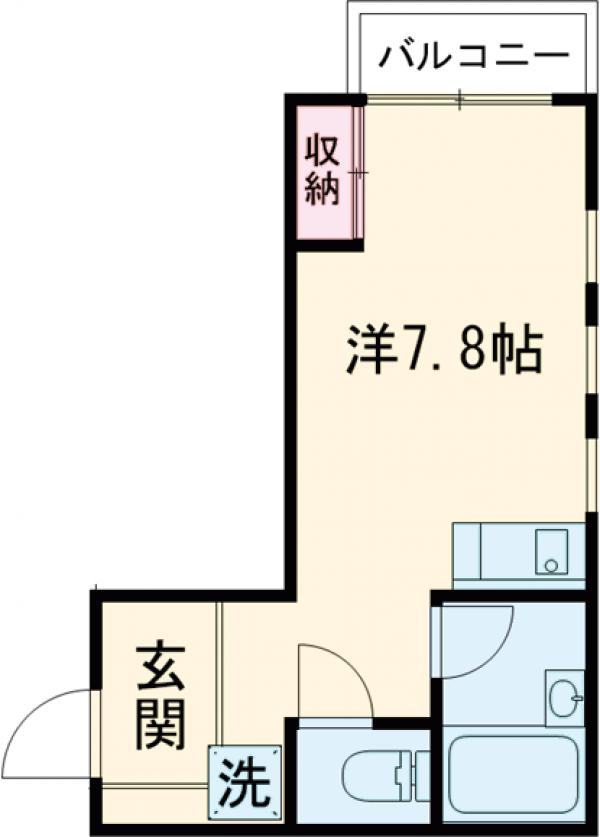 トレポルテ・303号室の間取り