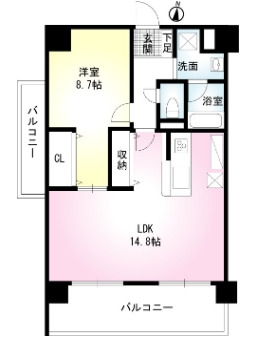 レジデンス・フォンテーヌの間取り