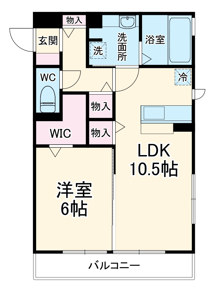 シーバス B館の間取り