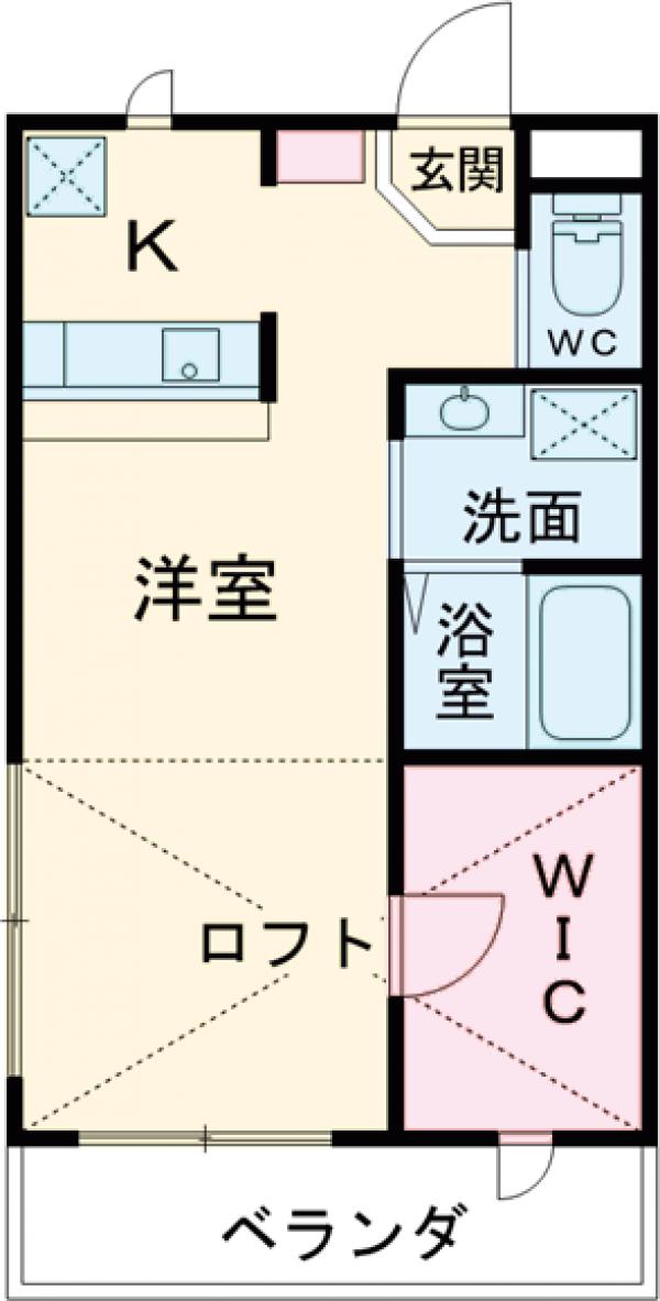 ウッドマンション和光ヴィレッジＣ棟・201号室の間取り