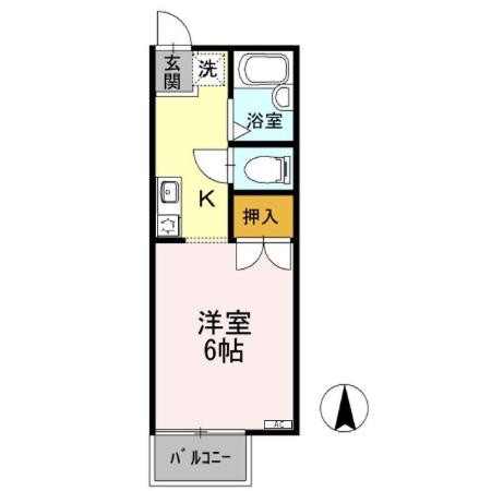 セジュール文教の間取り