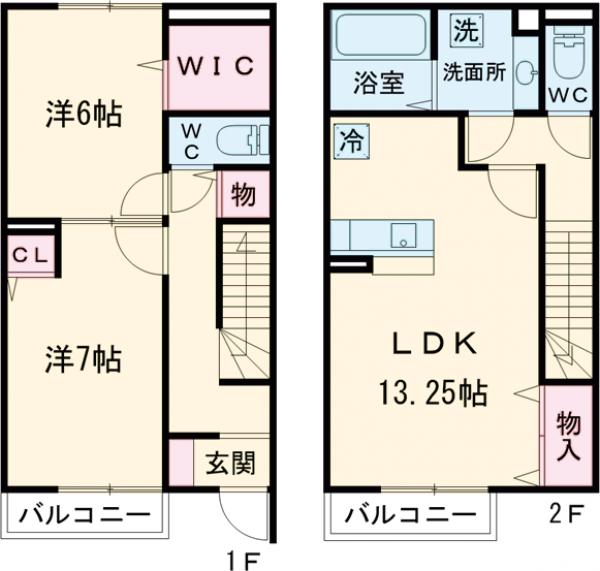 カラコレスの間取り