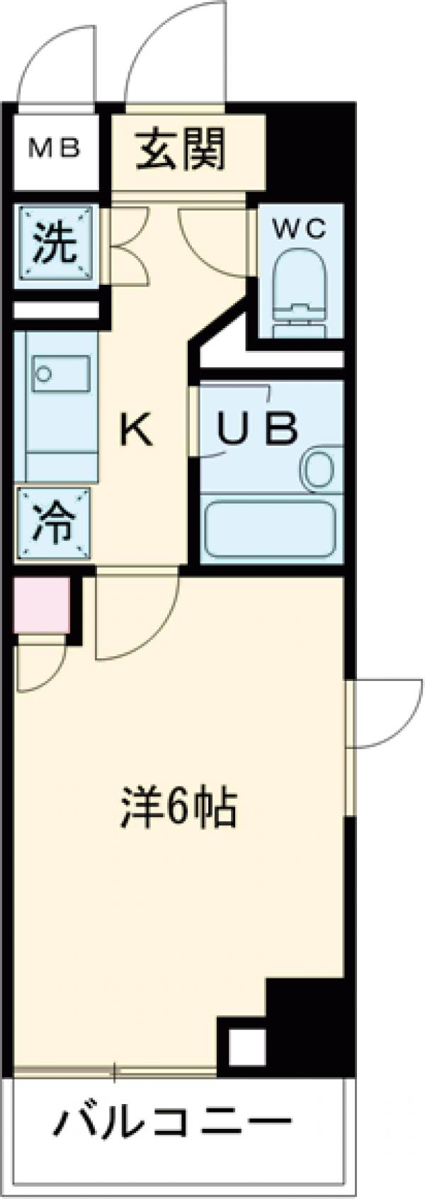 ルーブル都立家政参番館の間取り