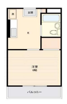 コーポカネイ第2の間取り