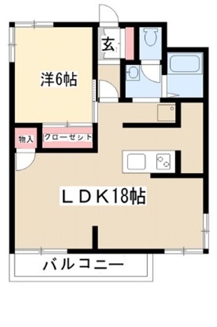 霞ヶ丘ハイツの間取り