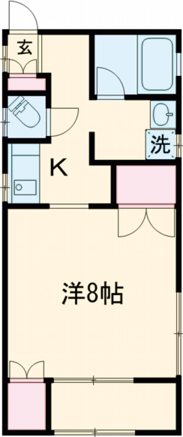 ハイムお花茶屋の間取り