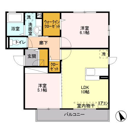 ラフィネの間取り