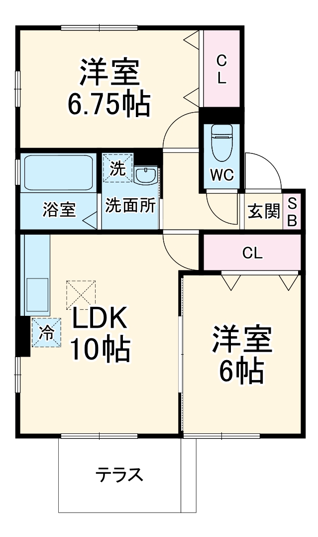 ロートガーデンFの間取り