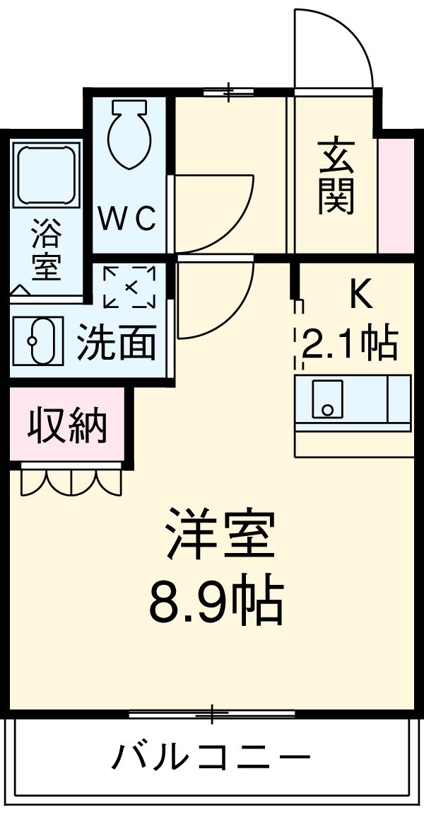 アンベリールMの間取り