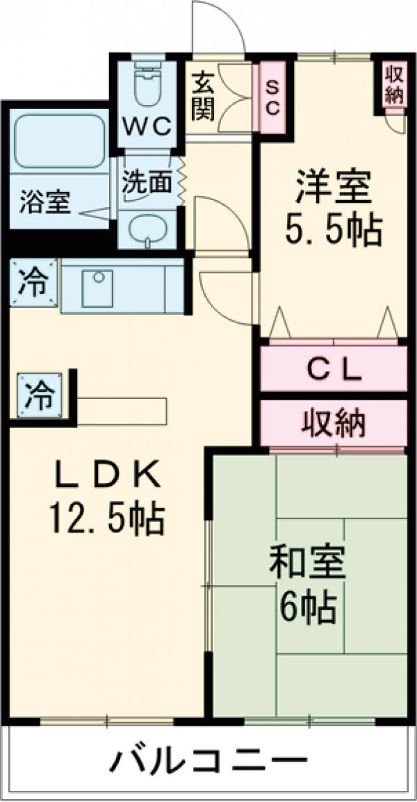 PARK MODERN つつじヶ丘の間取り