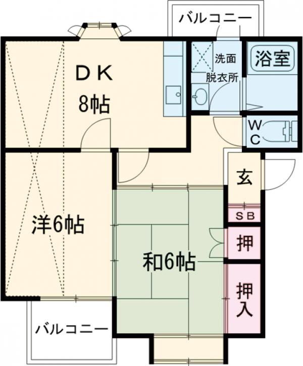 メゾンGPの間取り