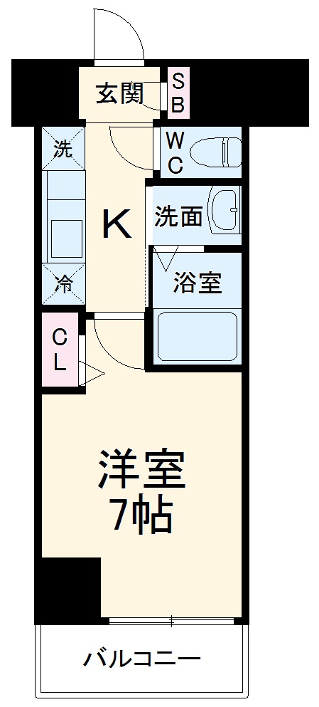 ハピネス美美の間取り