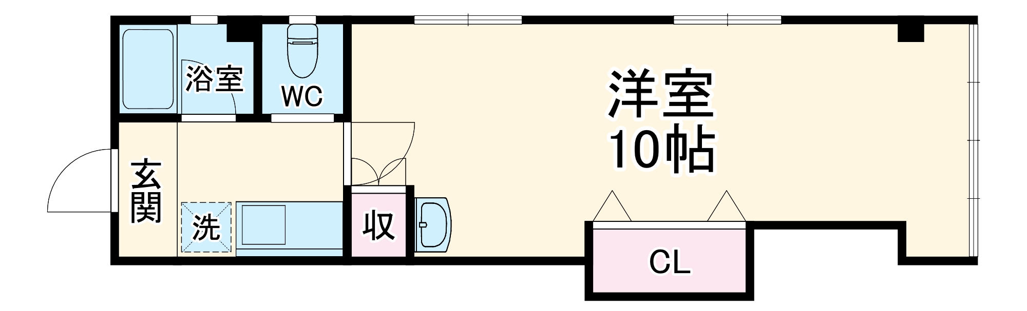 東山パークビルの間取り