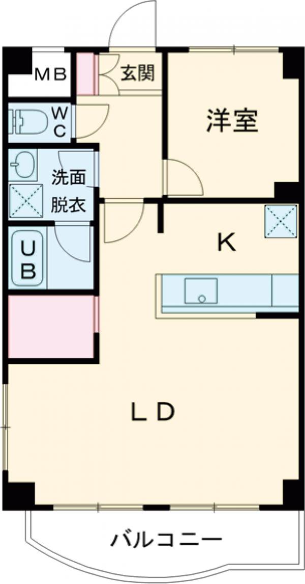 ふぢハイツの間取り