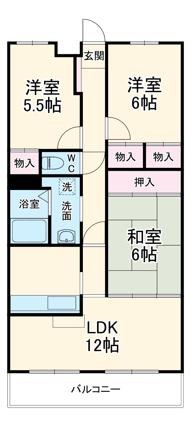 ヒルトップ井上の間取り