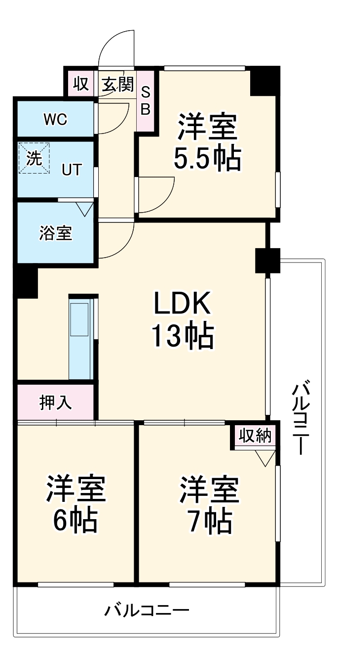 ヒルトップ井上の間取り