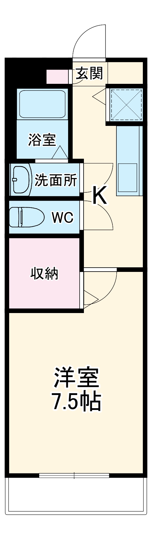 コンプリシテWの間取り
