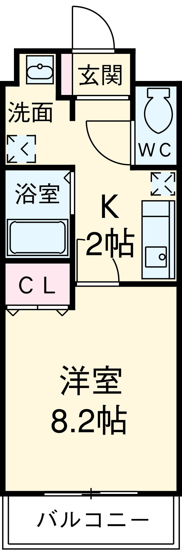 KⅡ-OKASAN B.参番館の間取り