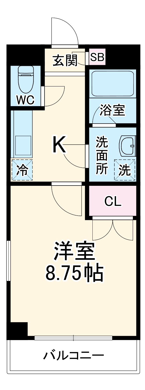 アミティー伊奈の間取り