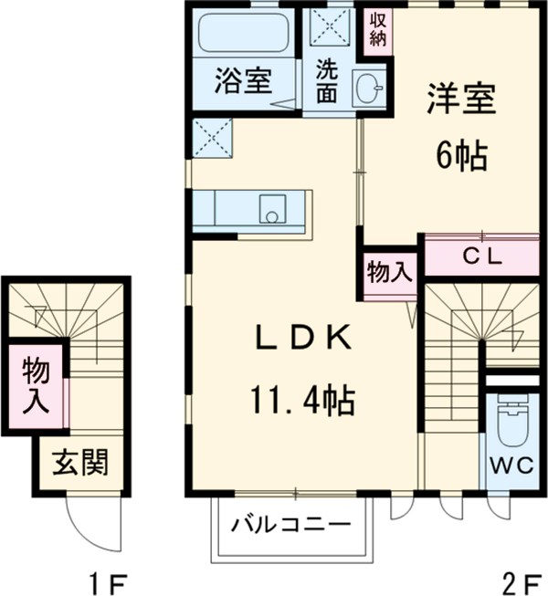 Gクレストパティオスの間取り